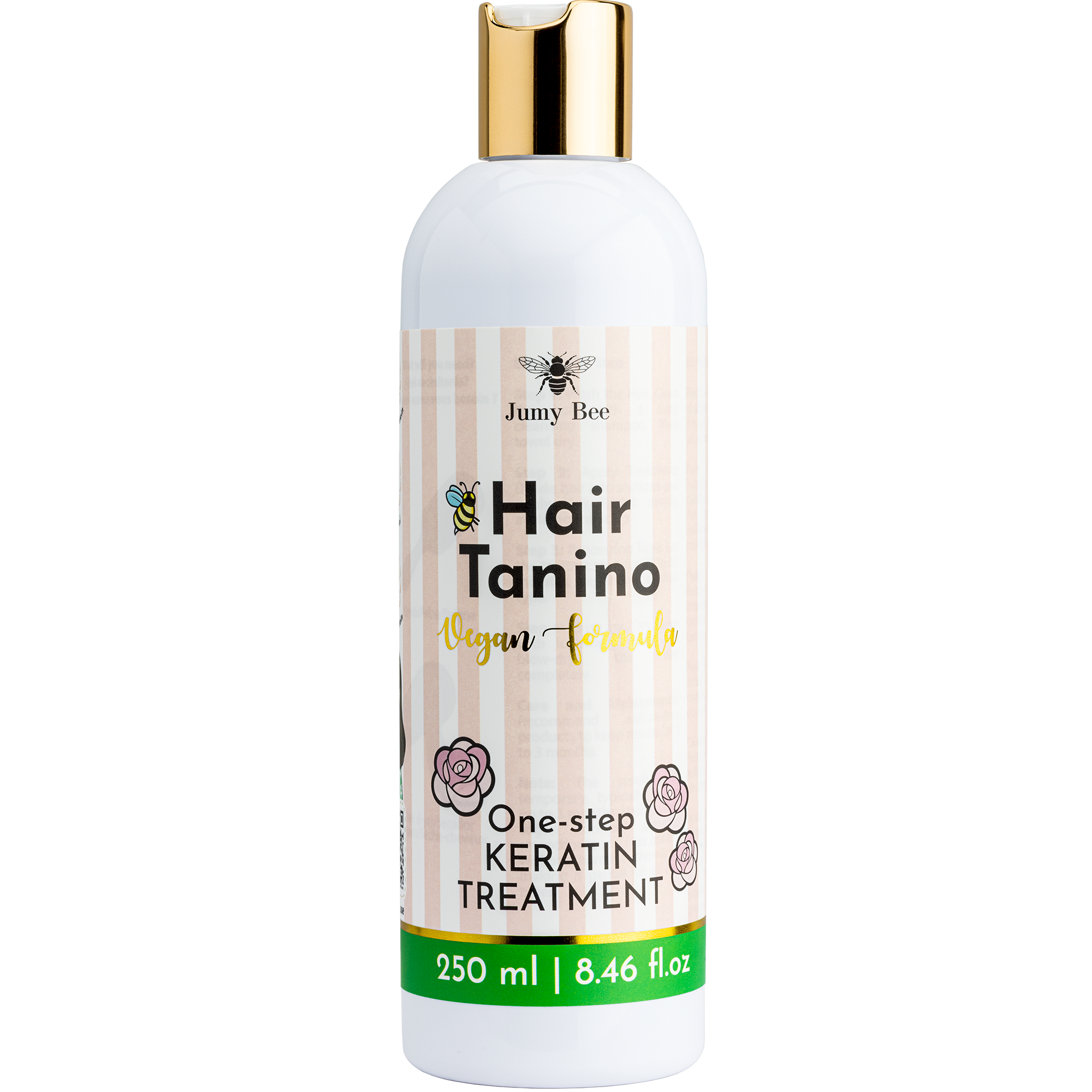 Jumy Bee Tanino Keratin Treatment – Tannin Hair Smoothing (Tanino Fusion) – 8.4 fl oz / 250 m