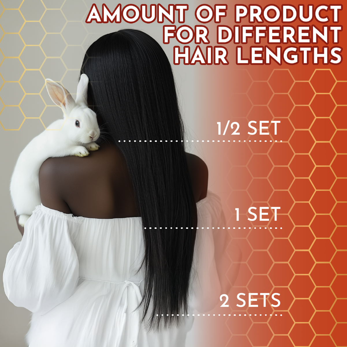 Jumy Bee 3-Step Keratin Hair Treatment Set – For Coarse & Coily Hair (3 × 2.03 oz)