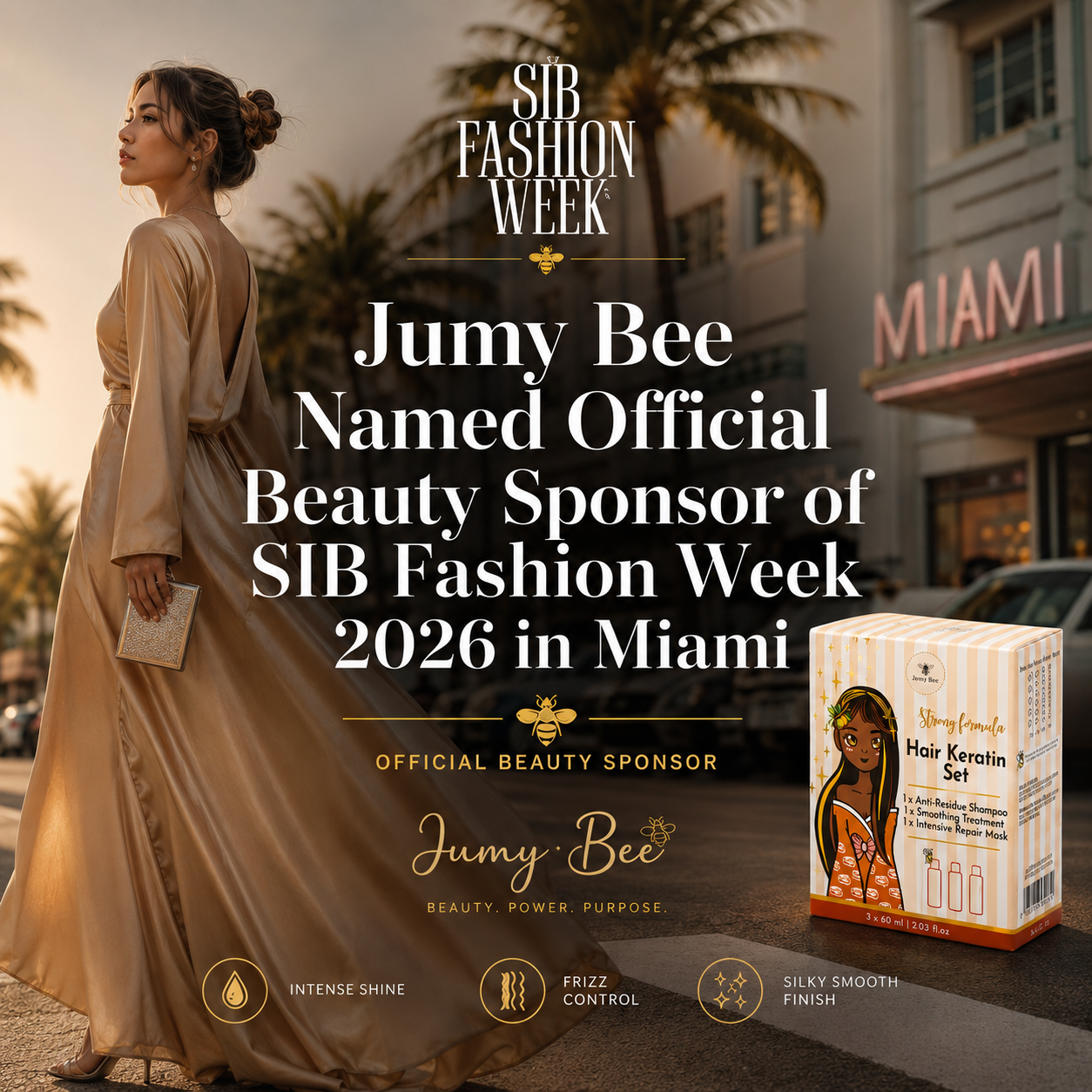Jumy Bee Named Official Beauty Sponsor of SIB Fashion Week 2026 in Miami