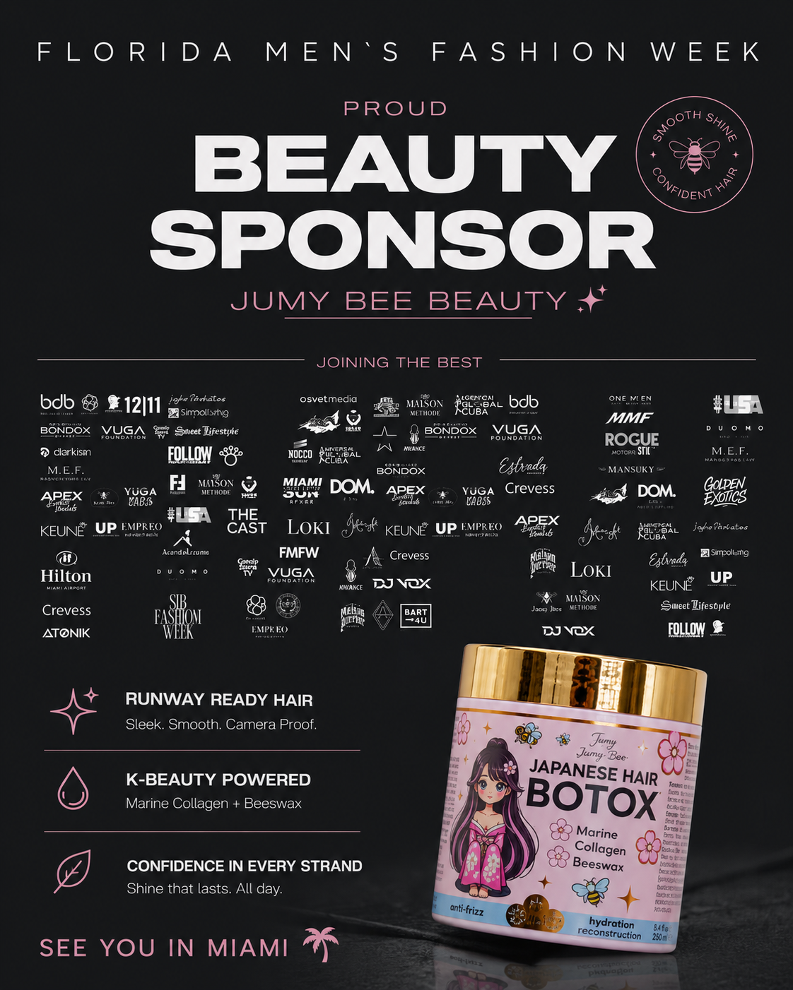 Jumy Bee at Florida Men’s Fashion Week