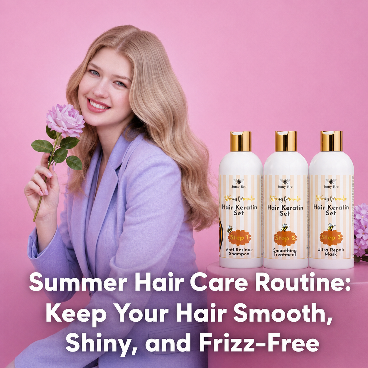 Summer Hair Care Routine: Keep Your Hair Smooth, Shiny, and Frizz-Free