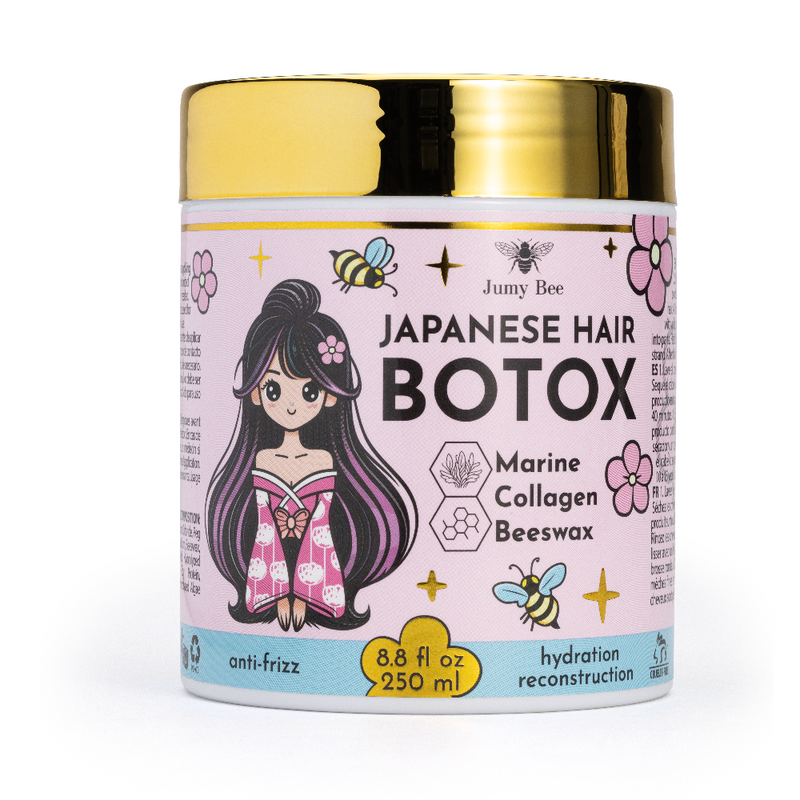 Jumy Bee Japanese Botox Keratin Hair Mask – Deep Repair & Anti-Frizz Treatment (8.4 fl oz / 250 ml)