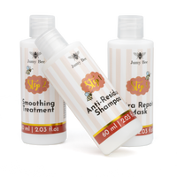 Jumy Bee 3-Step Keratin Hair Treatment Set – For Coarse & Coily Hair (3 × 2.03 oz)