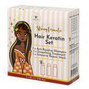 Jumy Bee 3-Step Keratin Hair Treatment Set – For Coarse & Coily Hair (3 × 2.03 oz)
