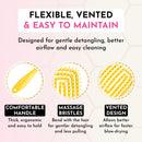 Jumy Bee Vented Blow Dry Brush, Curved Detangling Hair Brush