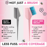 Jumy Bee 3-in-1 Hair Dye Brush and Comb with Tail
