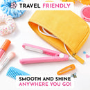 Jumy Bee Mini Flat Iron Hair Straightener, 6.5 Inch Travel Size