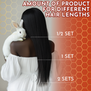 Jumy Bee 3-Step Keratin Hair Treatment Set – For Coarse & Coily Hair (3 × 2.03 oz)