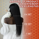 Jumy Bee 3-Step Keratin Hair Treatment Set – For Coarse & Coily Hair – 3x8.4 fl oz / 250 m